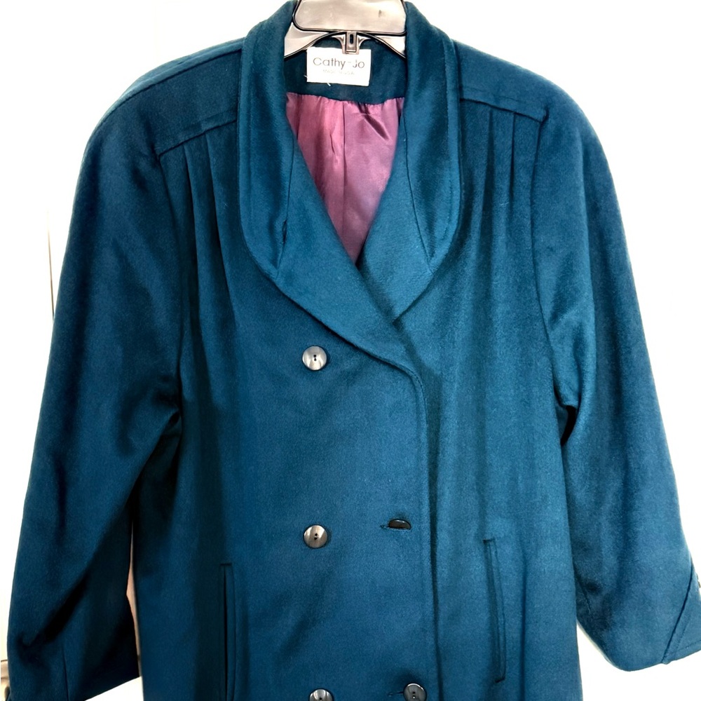 Wool blend trenchcoat